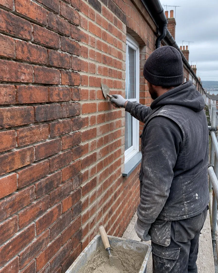 Brickwork and repointing in Cullompton