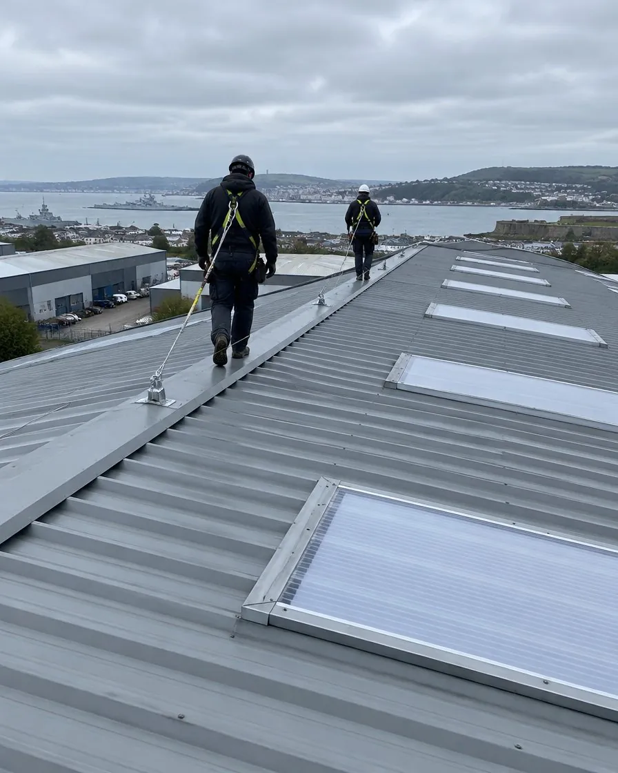 Commercial roofing in Cullompton